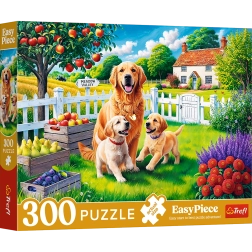 Puzzle - 300 piese - Cățeii la țară Trefl