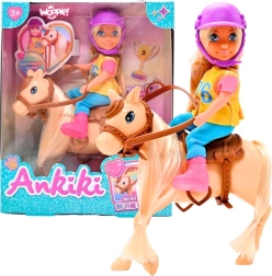 Woopie Royal set păpușă călăreață cu cal