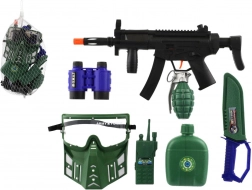 Set militar pușcă mitralieră cu accesorii 32 cm