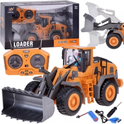 Buldozer de construcție RC cu braț mobil și lumină