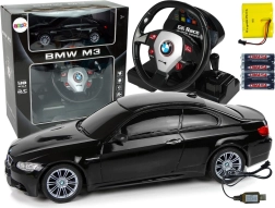 Mașină de curse BMW M3 telecomandată neagră