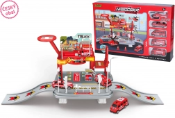 Stație de pompieri cu mașini și elicopter – ambalaj în limba cehă