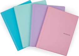 Bloc cu spiră A5 Pastelini cu copertă din plastic