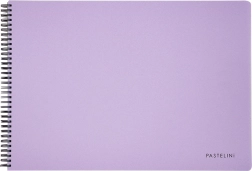Caiet de schițe A3 cu legătură spiralată robustă, 40 de foi, culoare violet