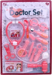 Set de doctori roz pentru copii