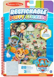 Autocolante 3D reutilizabile PAW PATROL – Junglă, MELISSA & DOUG