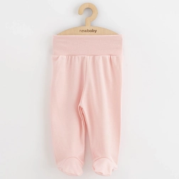 Pantalonași bebe cu botoșei New Baby Classic II roz deschis