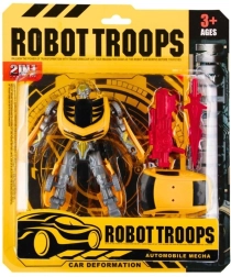 Robot transformabil cu accesorii pentru copii