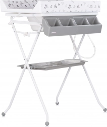 Cadă cu pernă pentru schimbat și suport Aqua Giraffe de la Chipolino