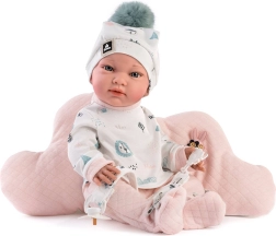 Păpușă bebeluș pentru baie Guca, fetiță New Born, 42 cm