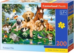 Puzzle 200 piese Summer Pals