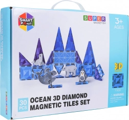 Set de construcție magnetic Ice Snow 30 piese