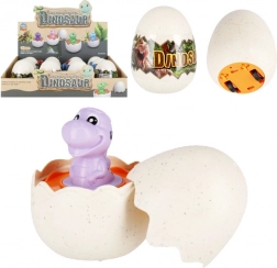 Dinozaur în ou pe roți