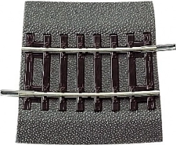 ROCO LINE șină curbată R3 cu terasament H0 (7,5°, 419,6 mm)