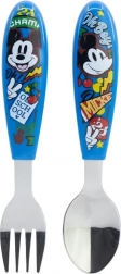 Tacâmuri pentru copii Mickey Mouse - set 2 bucăți
