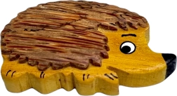 Magnet din lemn arici – decorațiune sculptată manual