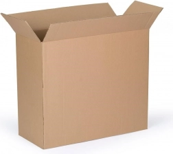 Cutie din carton cu capace 600 × 400 × 1200 mm, din carton ondulat în 5 straturi