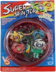 Titirezuri cu lansator, arenă și 4 titirezuri