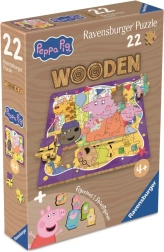Puzzle din lemn PEPPA PIG 22 piese – Ravensburger