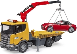 Bruder Scania Super 560R set de remorcare cu auto