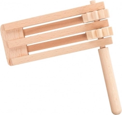 Răpăitoare dublă din lemn Goki