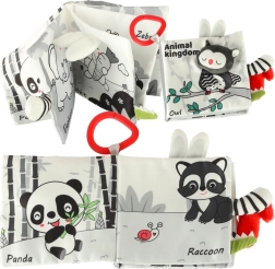 Carte textilă senzorială ANIMAL KINGDOM – bufniță