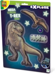 SES Creative Explore mega decorațiune T‑Rex care luminează în întuneric