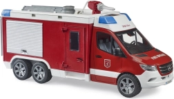 Autospecială de pompieri Mercedes-Benz Sprinter cu lumini și sunete Bruder
