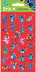 Autocolante Lilo și Stitch roșii, 25 buc