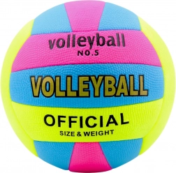 Minge de volei colorată mărimea 5, diametru 20 cm