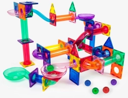 Set de construcție magnetic Picasso pentru piste de bile, 100 de piese