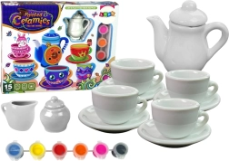 Set creativ de ceai DIY pentru pictarea porțelanului