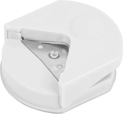 Rotunjitor de colțuri pentru documente laminate, alb