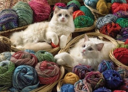 Puzzle Ragdoll 1000 de piese Cobble Hill