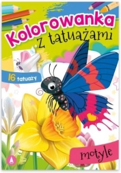 Tatuaje cu fluturi – planșe de colorat și tatuaje lavabile