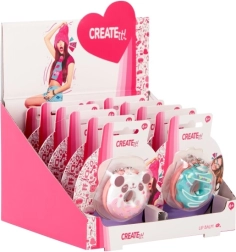 balsam de buze donut cu breloc Create It! – roz