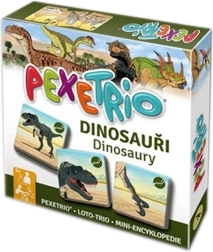 Hra Pexetrio Dinosaury – joc de masă didactic