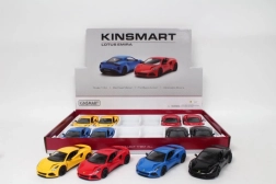 Model auto metalic Lotus Emira 1:34 cu pull-back și uși care se deschid