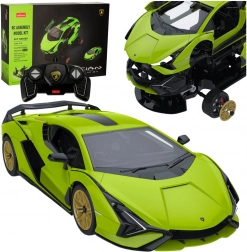 Rastar mașină cu telecomandă Lamborghini Sian 1:18 set de construcție