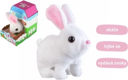 iepuraș de pluș BEN de la TEDDIES – jucărie care sare și vorbește