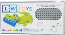 Bază de construcție Junior 16x32 gri