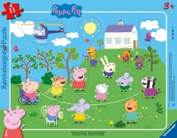 Ravensburger puzzle tip inserție Peppa Pig, 11 piese
