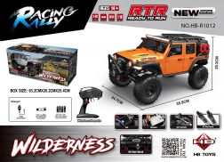 Mașină RC cu telecomandă WILDERNESS RTR 1:10 portocaliu
