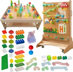 Set de construcție pistă cu bile STEM Masterkidz 359 piese