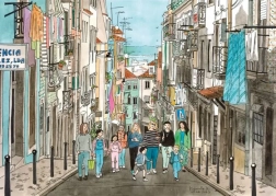 Puzzle plimbare prin Lisabona 1000 piese