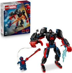 Robot Miles Morales vs. Spider‑Man 2099 – set de construcție LEGO Marvel