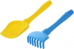 Lopățică și greblă din plastic pentru nisip 22 cm