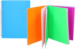 Caiet spiralat A4 liniat, 100 de file, 4 în 1