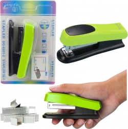 Capsator birou verde pentru 30 de foi cu set capsatoare