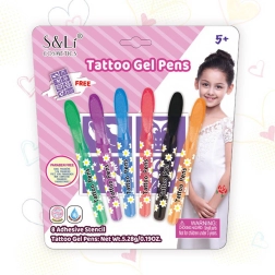 Set de markere pentru tatuaje cu șabloane